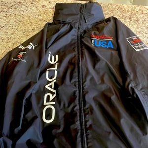 Puma 2013 Americas Cup Oracle #17 Team USA Black Parka Jacket Size L